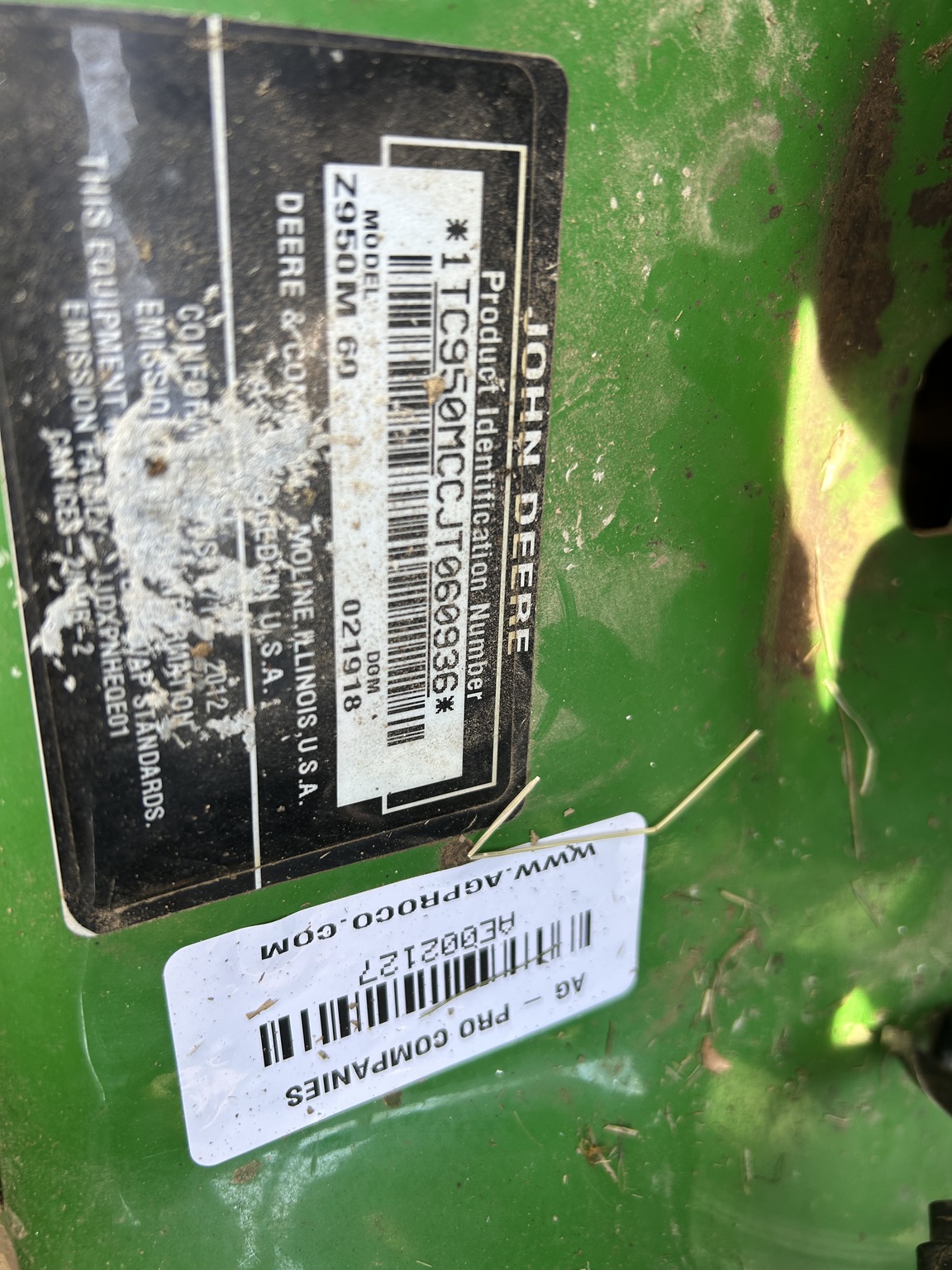 2018 John Deere Z950M Image 9
