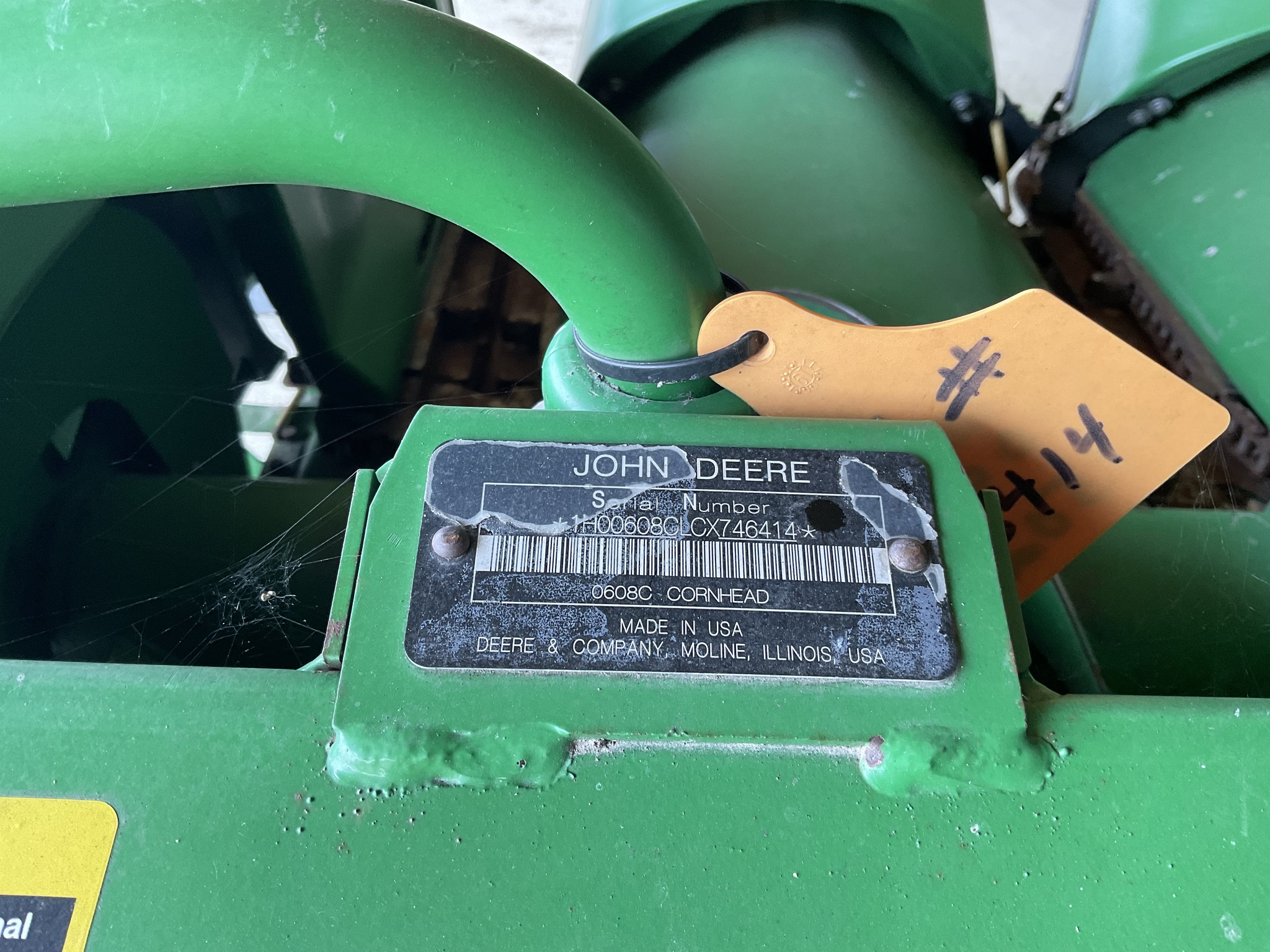 2012 John Deere 608C Image 15