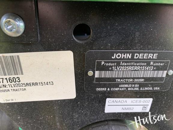 Photo of 2024 John Deere 2025R