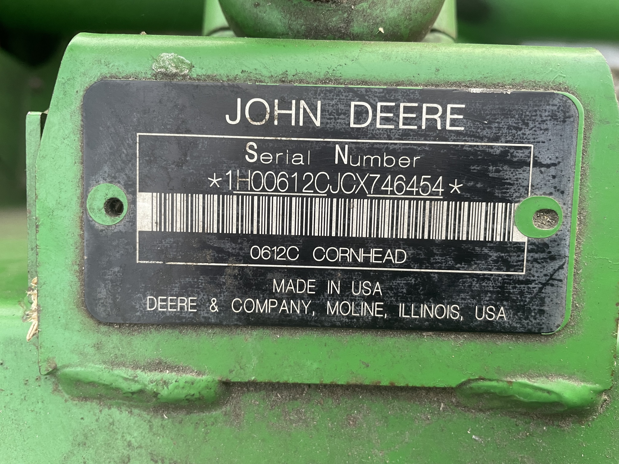 2012 John Deere 612C Image 9