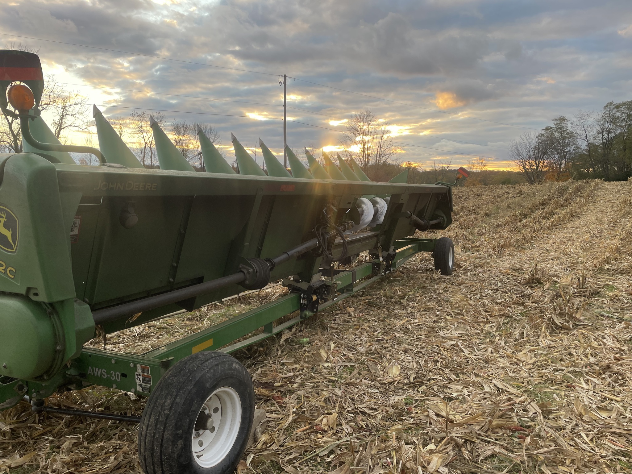 2012 John Deere 612C Image 3