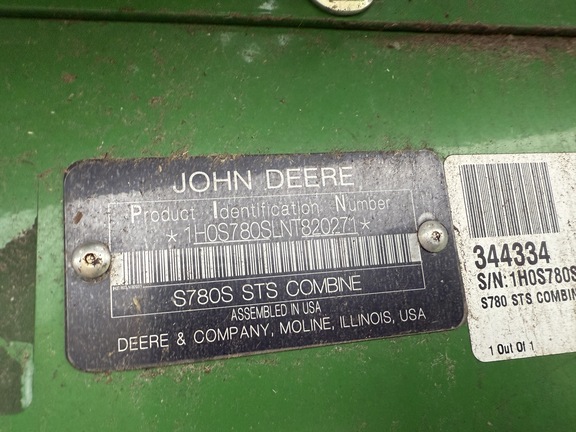 Photo of 2022 John Deere S780