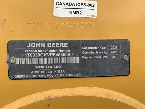 2023 John Deere 330G
