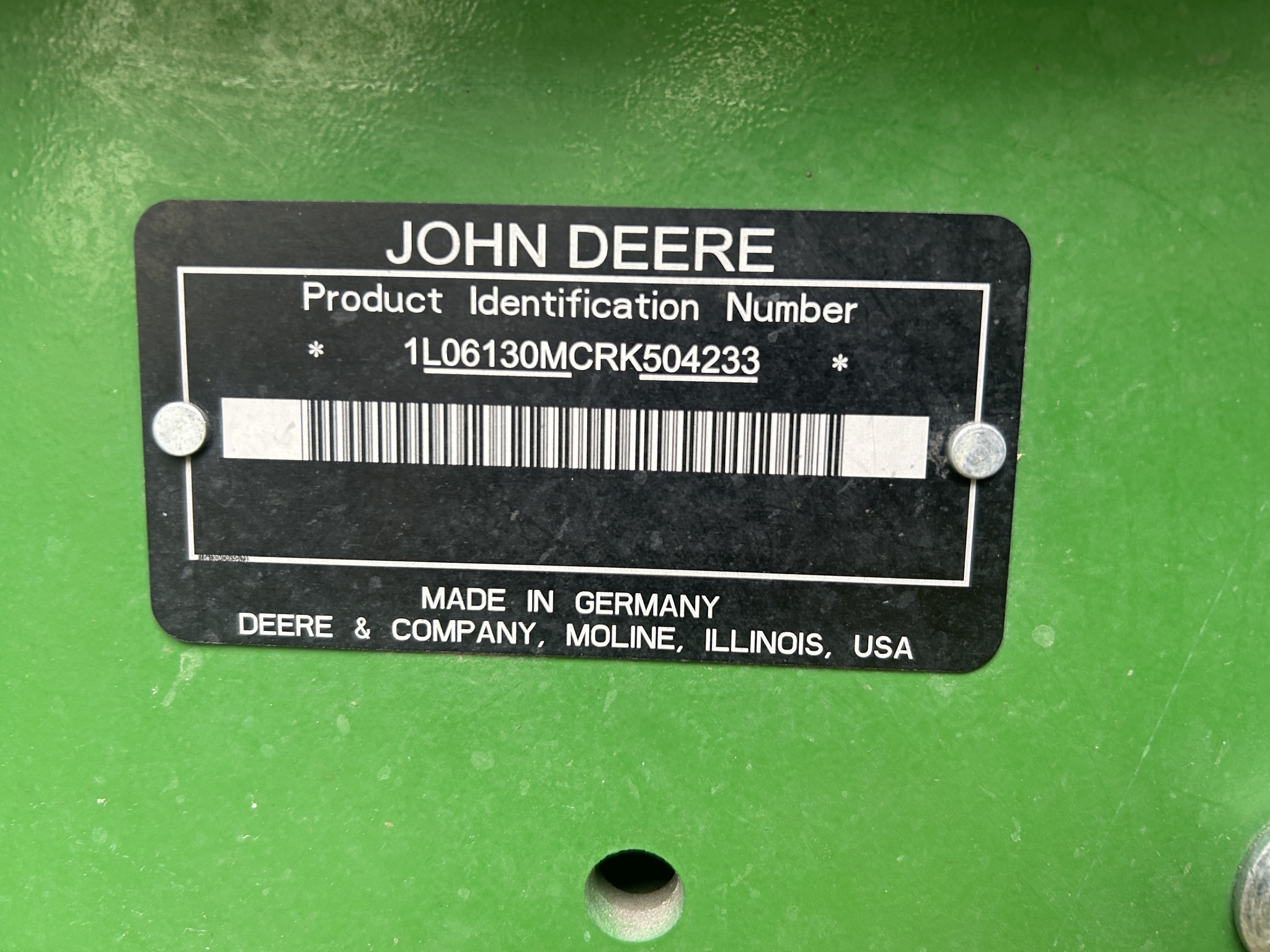  2025 John Deere 6130M at Heritage Tractor in Adrian, MO