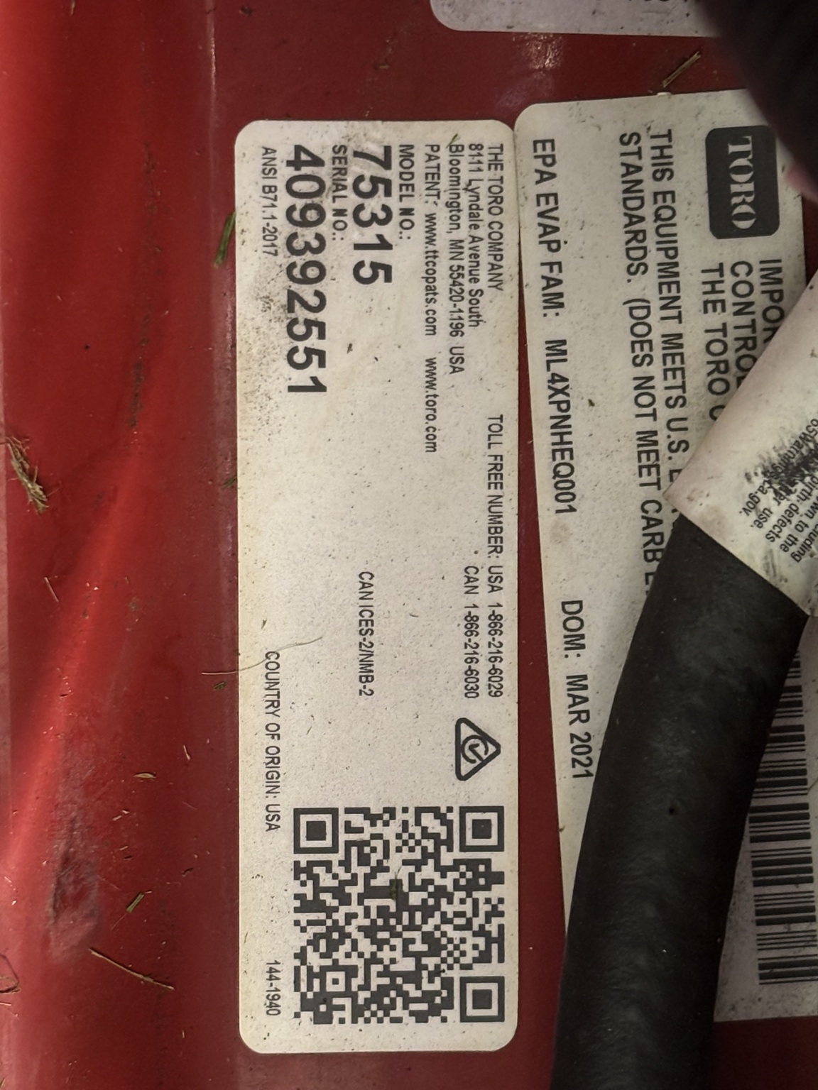 Used 2021 Toro 75315 Zero Turn Mowers at Koenig Equipment in Lebanon, OH - PhotoXL13