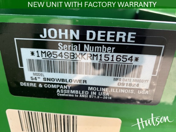 Photo of 2024 John Deere 54 IN.