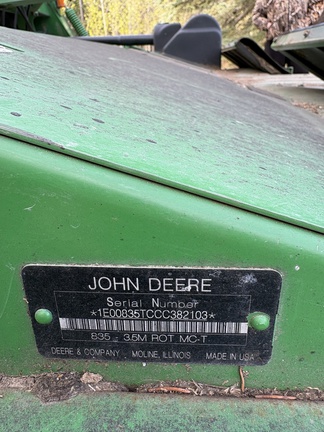 Used 2012 John Deere 835 Mower Conditioners at Horizon Ag & Turf in Mayerthorpe, AB - Photo8