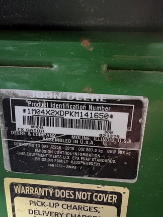 2019 John Deere TX 4X2