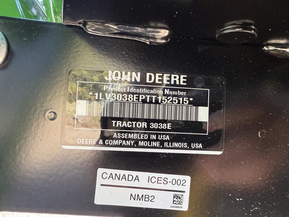 2026 John Deere 3038E