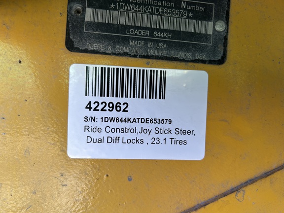 2013 John Deere 644K HYBRID