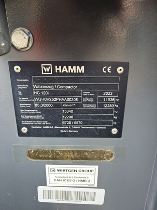 2023 Hamm HC120I