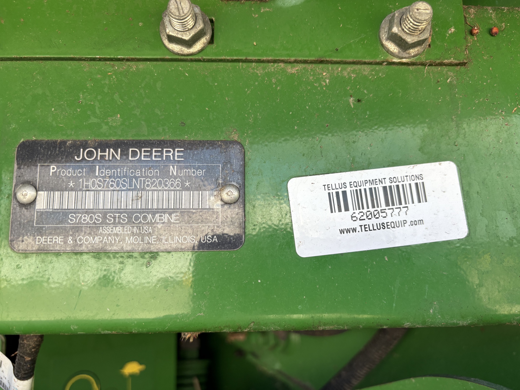 2022 John Deere S780 Image 4