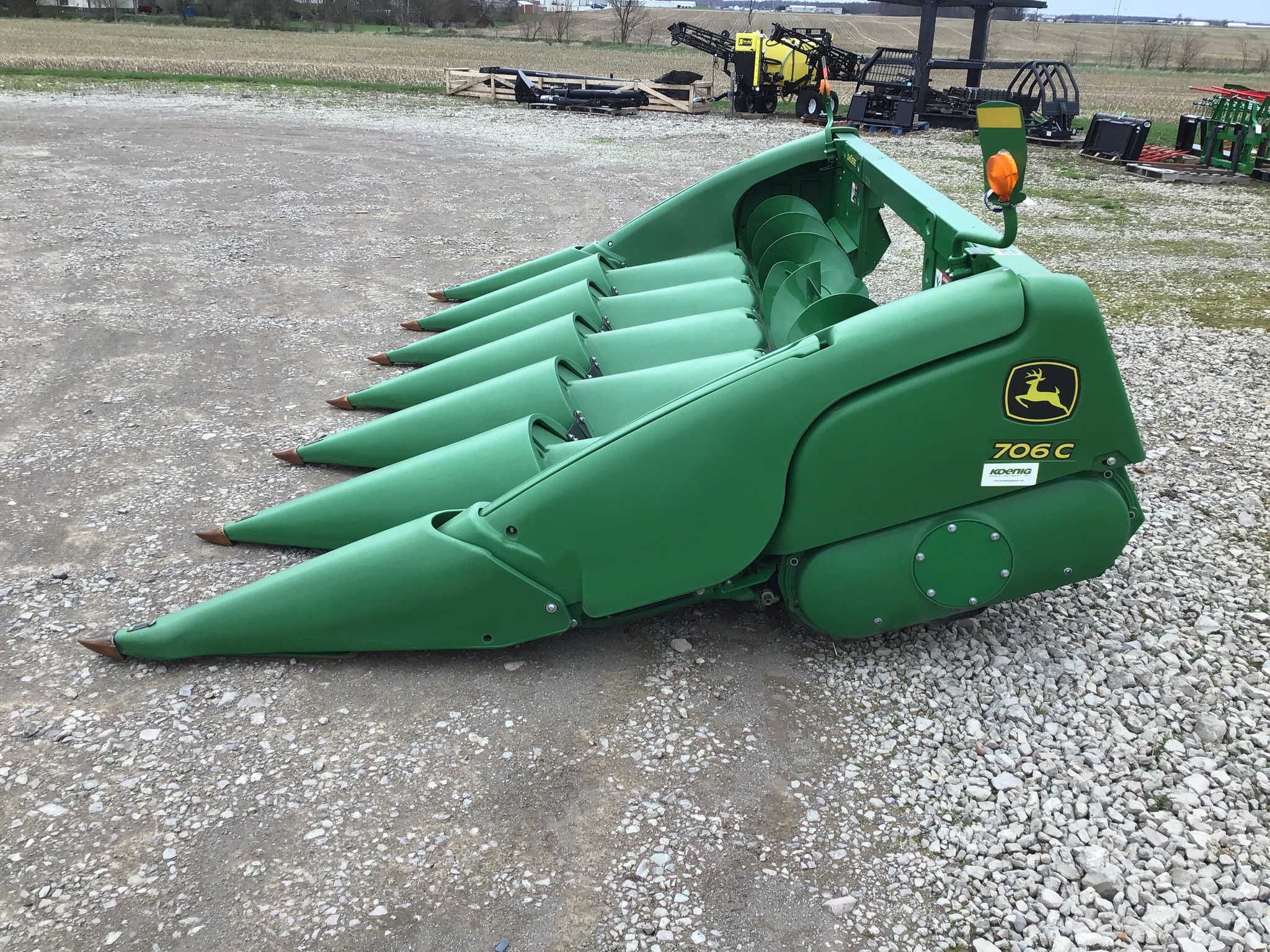 Used 2019 John Deere 706C Corn and Row Crop headers at Koenig Equipment in Rushville, IN - PhotoXL2