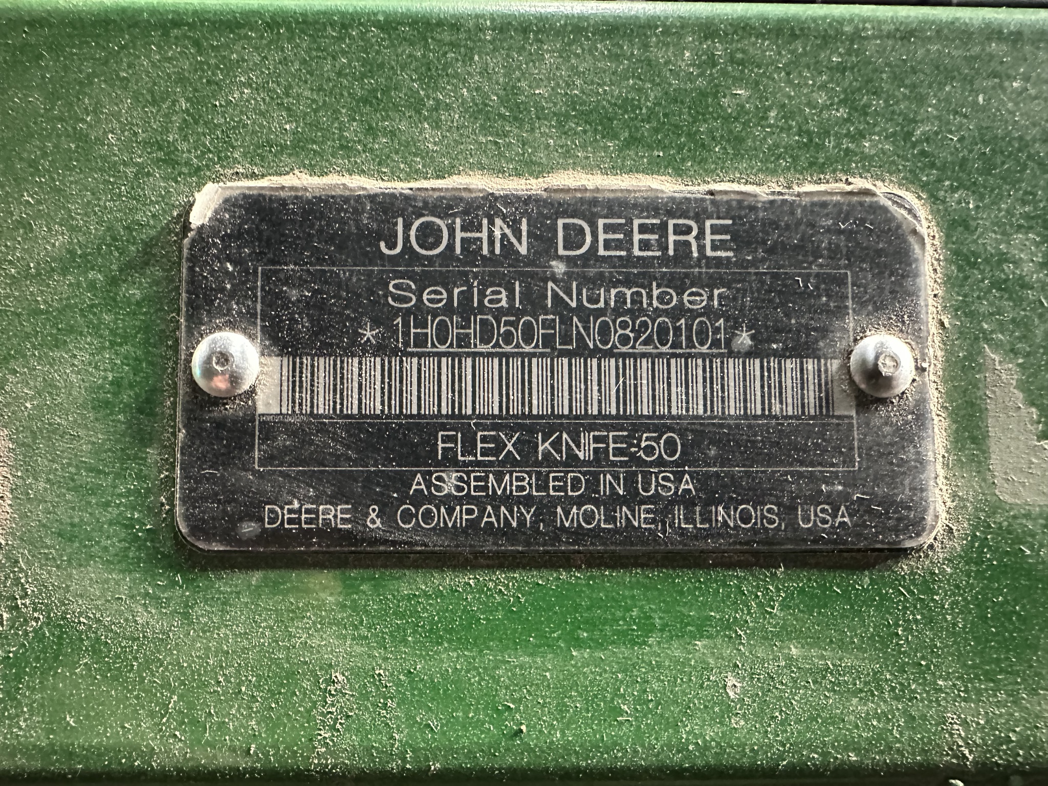 2022 John Deere HD50F Image 7