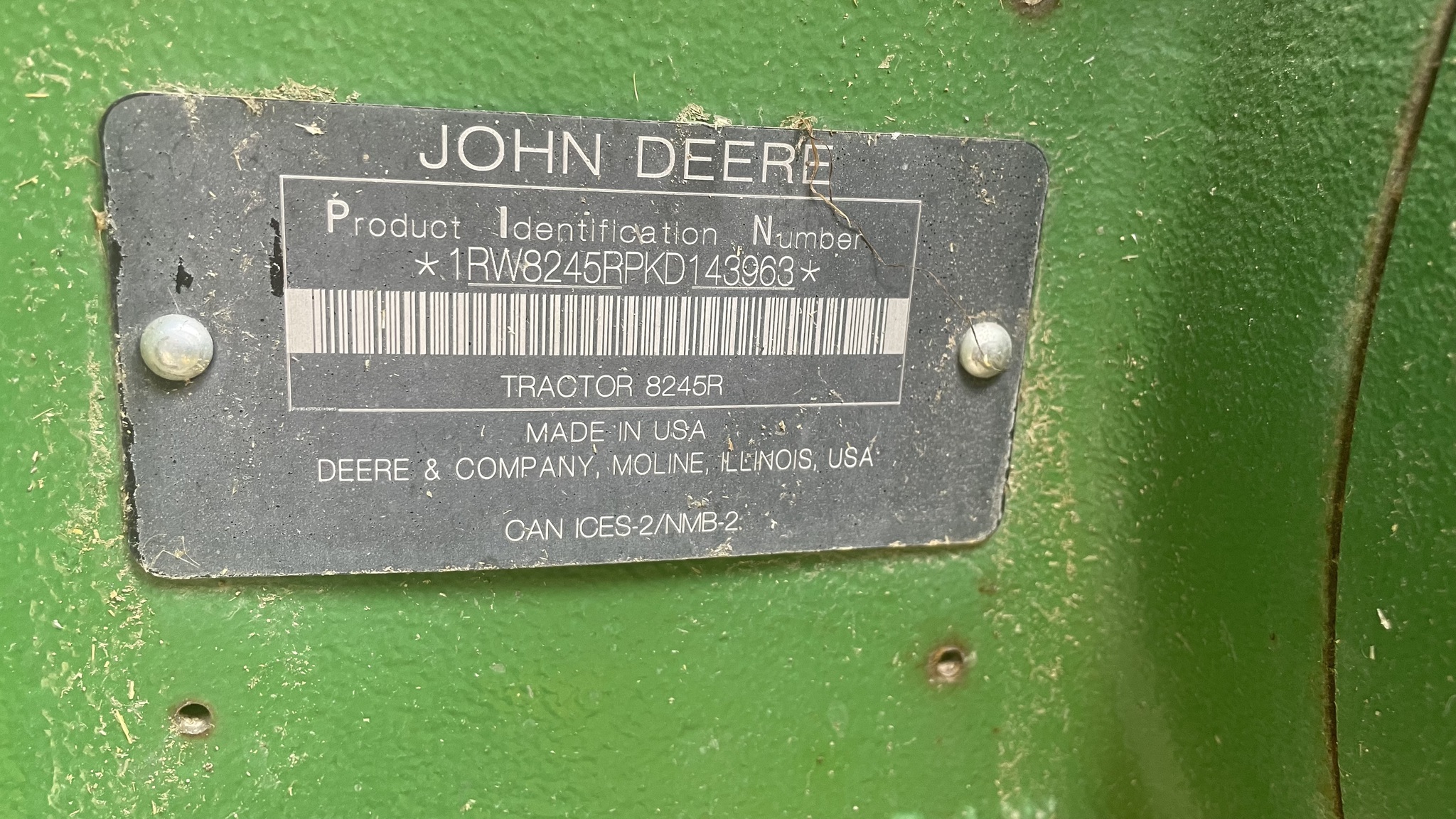 2019 John Deere 8245R Image 5