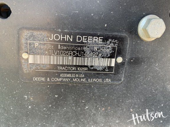 Photo of 2018 John Deere 1025R