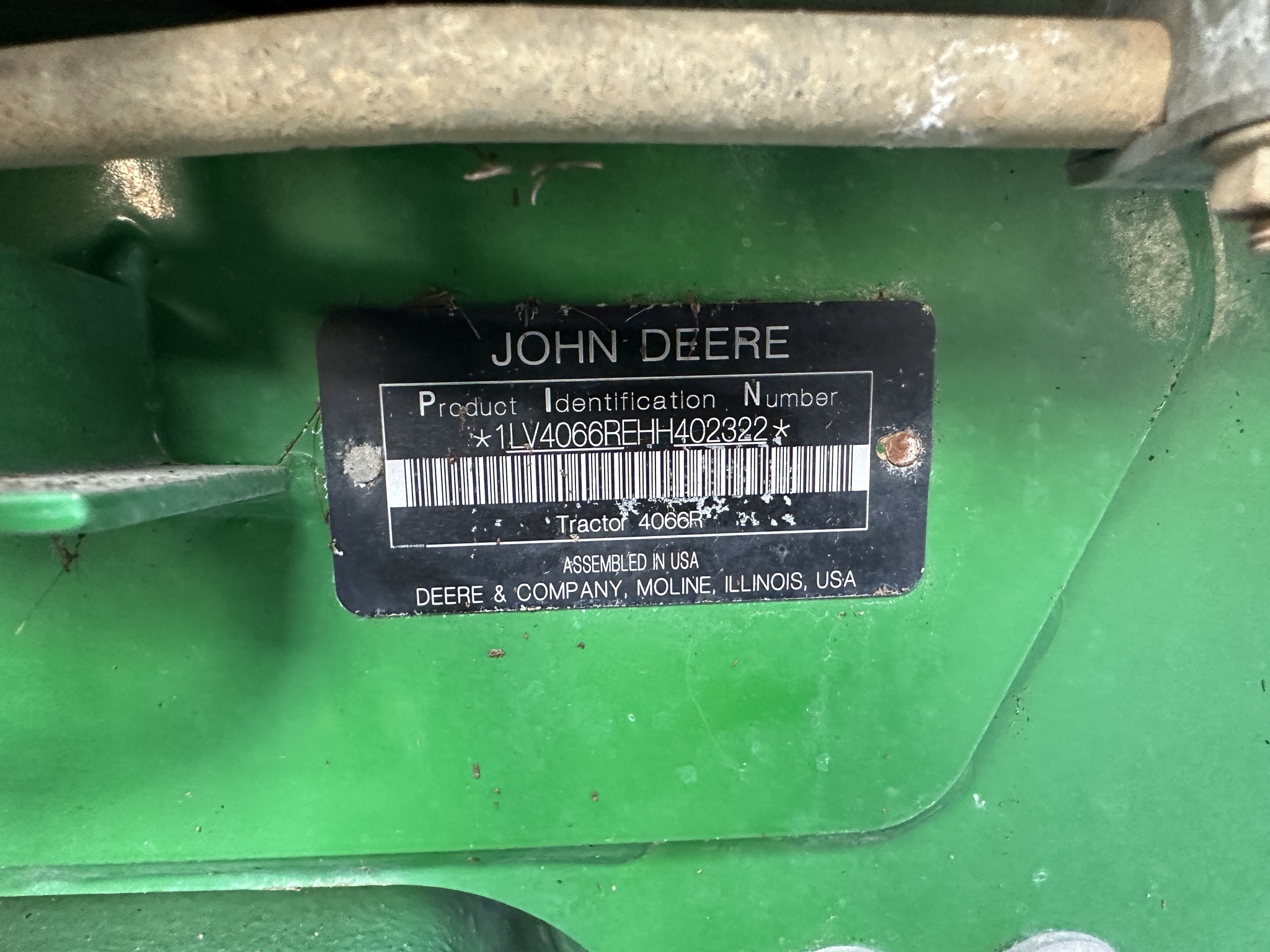 2017 John Deere 4066R Image 10