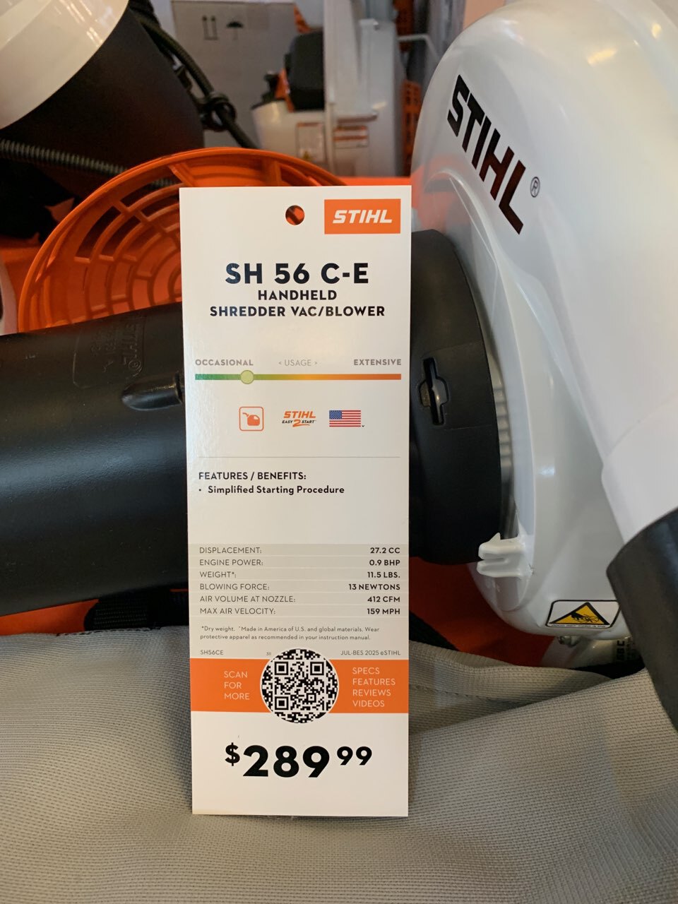 2025 Stihl SH56CE Image 2