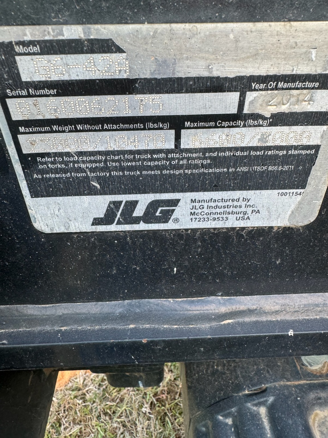 2014 JLG G6-42A Image 10