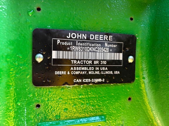 Used 2022 John Deere 8R 310 Row Crop Tractors at Koenig Equipment in Anna, OH - Photo40