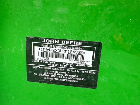 2024 John-Deere TX 4X2