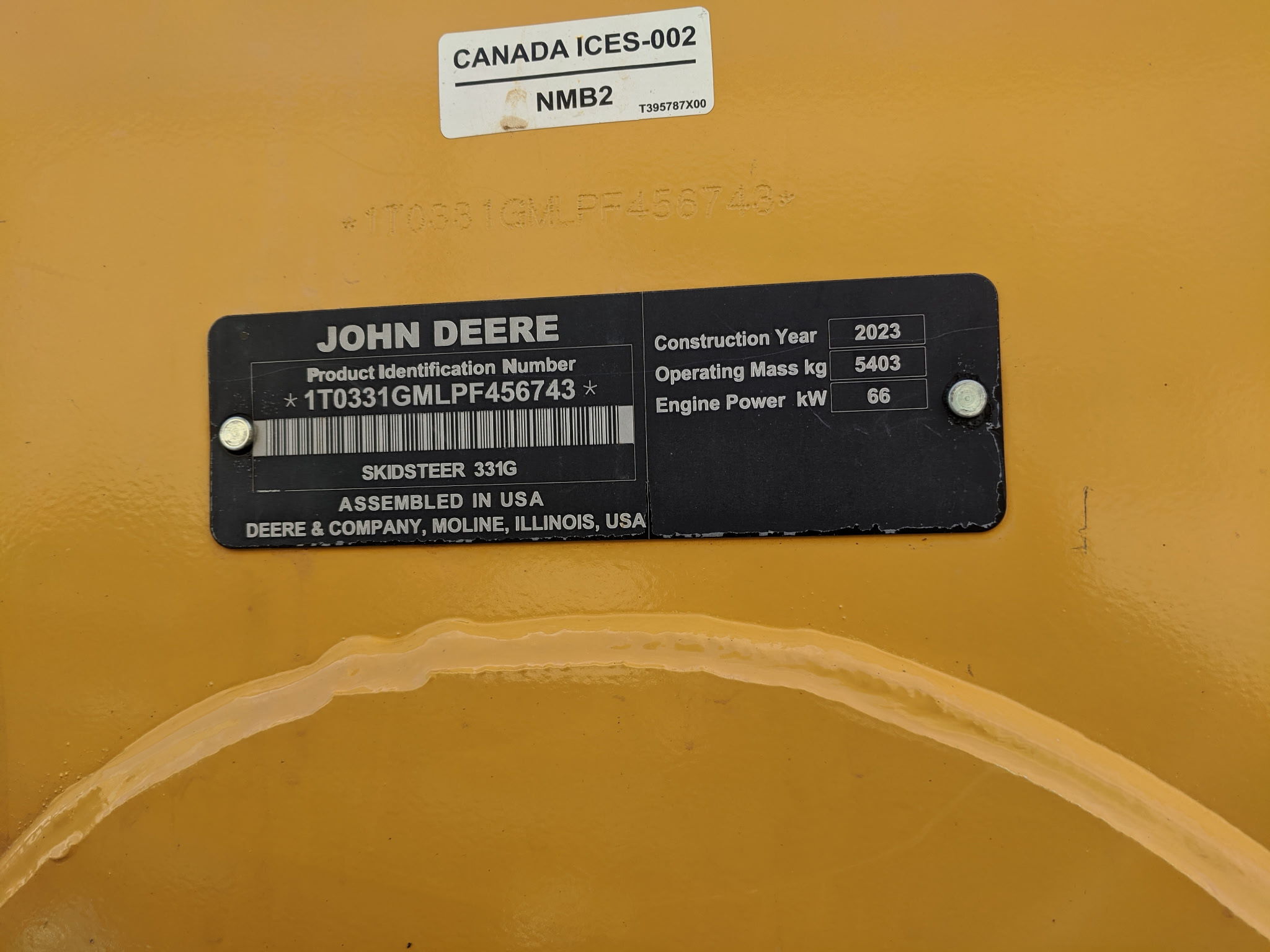  2023 John Deere 331G at Heritage Tractor in Rogersville, MO