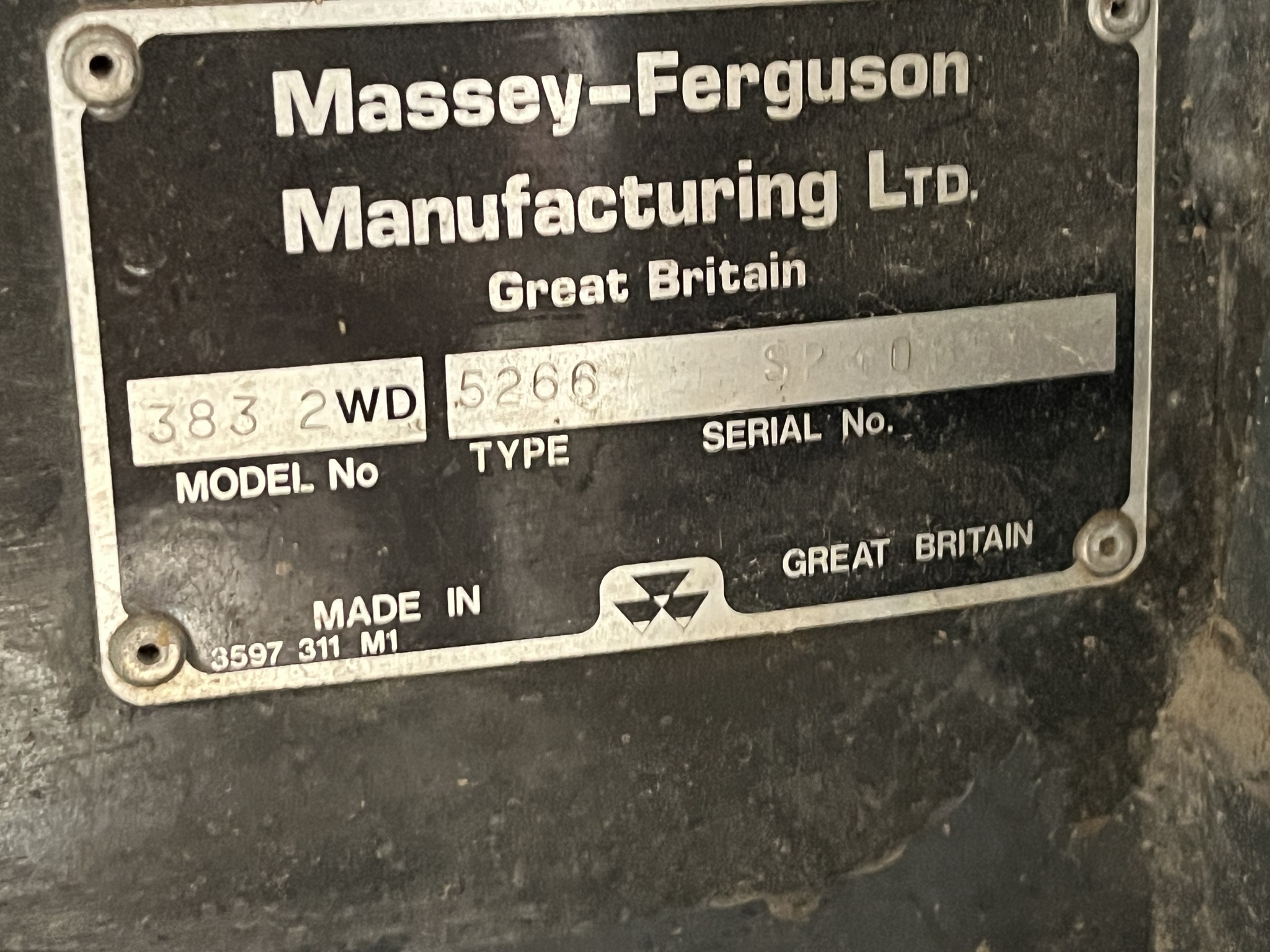  1991 Massey Ferguson 383 at Heritage Tractor in Rogersville, MO