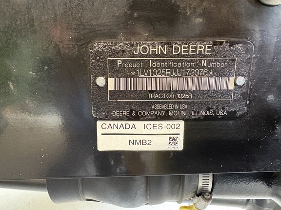 Photo of 2018 John Deere 1025R