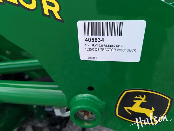 Photo of 2025 John Deere 1025R