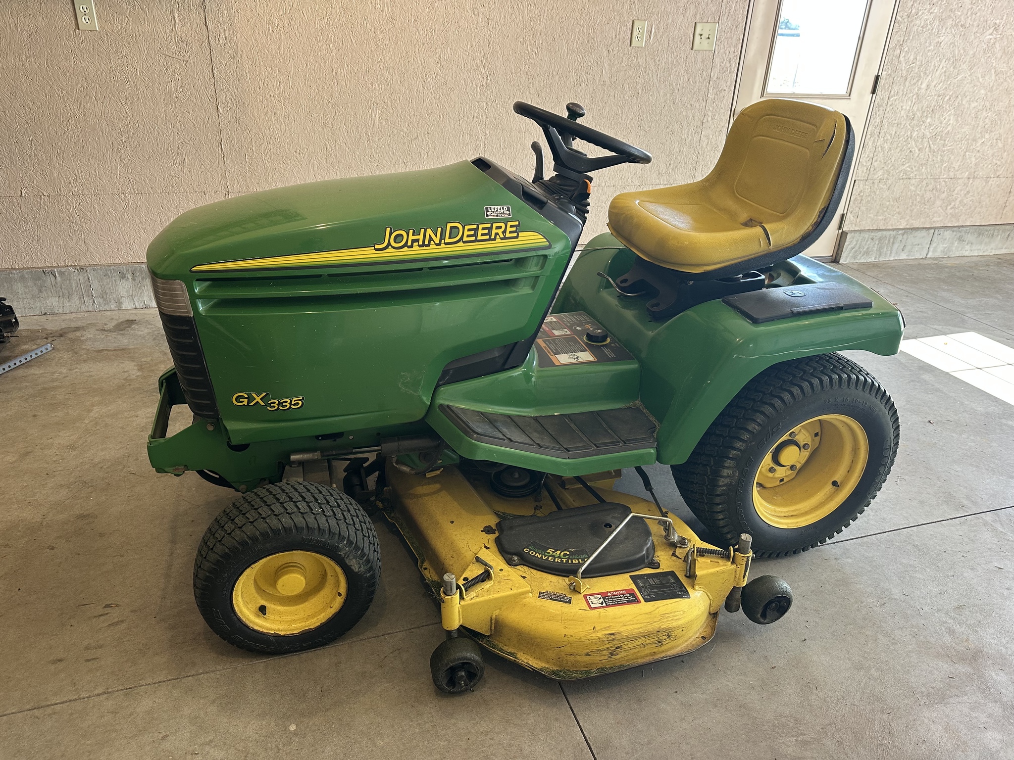 Used 2002 John Deere GX335 Lawn & Garden Tractors at Koenig Equipment in Greenville, OH - PhotoXL0
