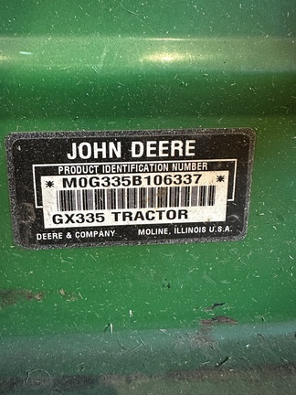 Used 2002 John Deere GX335 Lawn & Garden Tractors at Koenig Equipment in Greenville, OH - Photo5