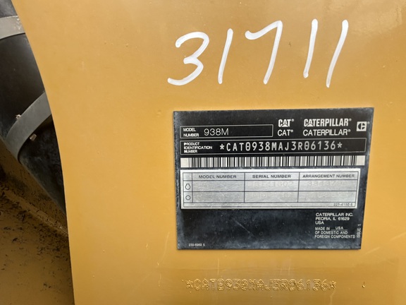 2018 Caterpillar 938M