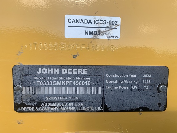 2023 John Deere 333G