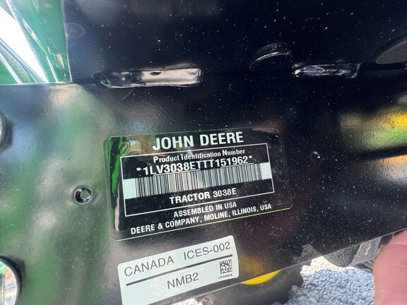 2026 John Deere 3038E