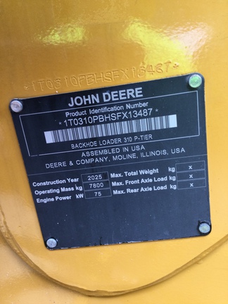 2025 John Deere 310P