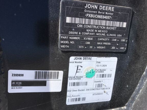 2025 John Deere CE66