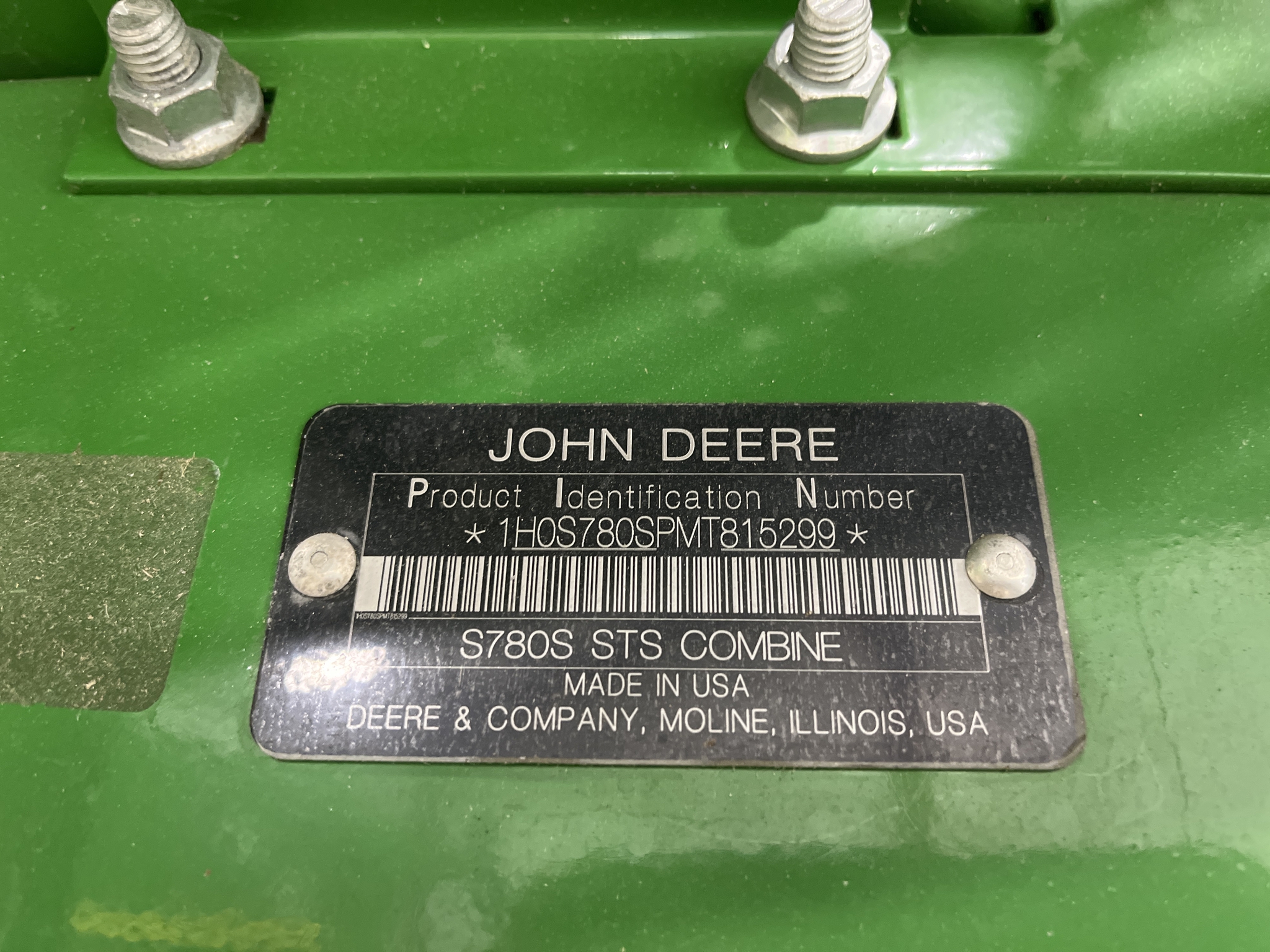 Used 2021 John Deere S780 Combines at Koenig Equipment in Urbana, OH - PhotoXL46
