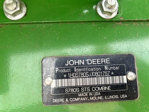 2018 John Deere S780 (16th thumbnail)