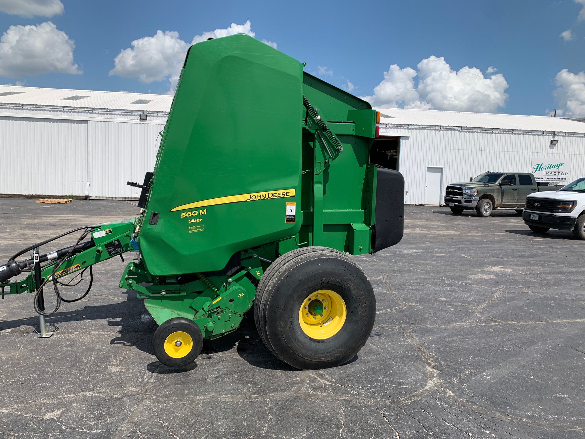  2018 John Deere 560M at Heritage Tractor in Lamar, MO