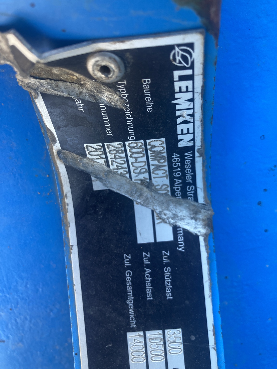 2017 Lemken Compact Solitair 600-DS125 Image 26