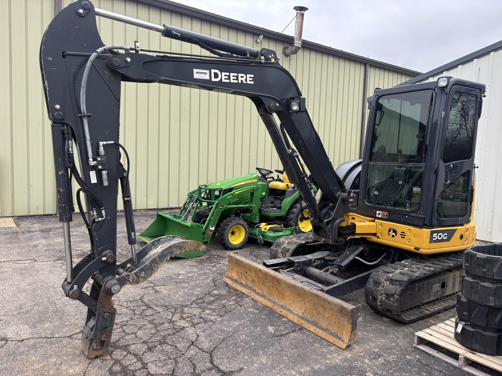 Used 2022 John Deere 50G Compact Excavators at Koenig Equipment in Germantown, OH - PhotoXL0