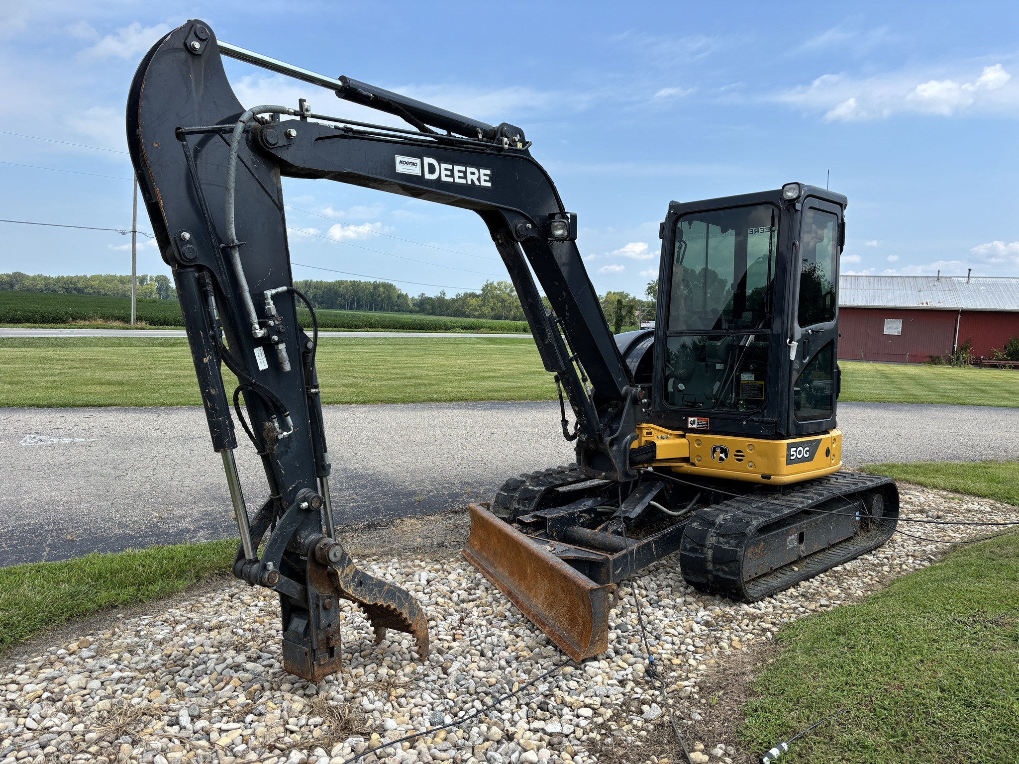 Used 2022 John Deere 50G Compact Excavators at Koenig Equipment in Germantown, OH - PhotoXL0