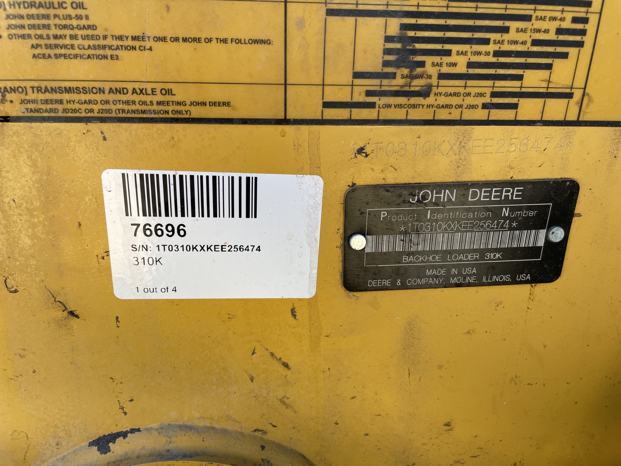 2014 John Deere 310K Image 10