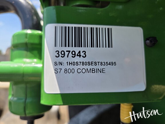 Photo of 2025 John Deere S7 800