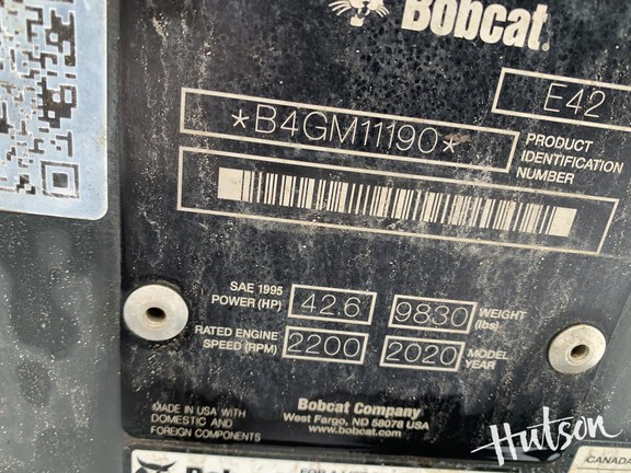 Photo of 2020 Bobcat e42