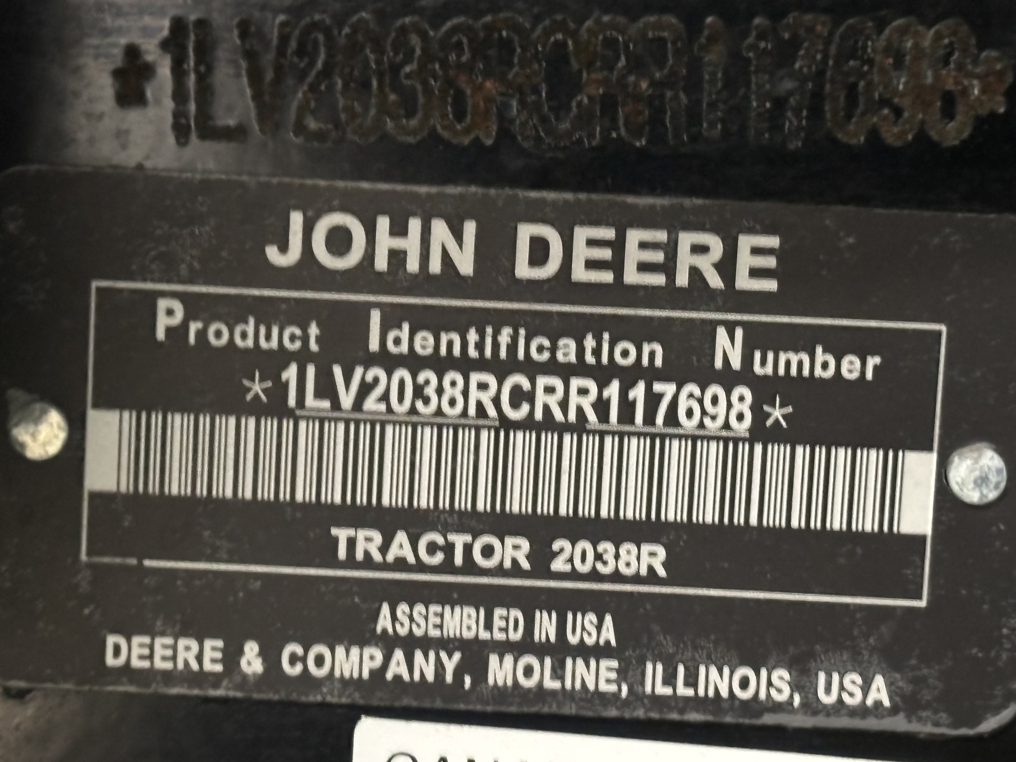 New In-Stock 2024 John Deere 2038R Compact Utility Tractors at Koenig Equipment in Botkins, OH - PhotoXL16