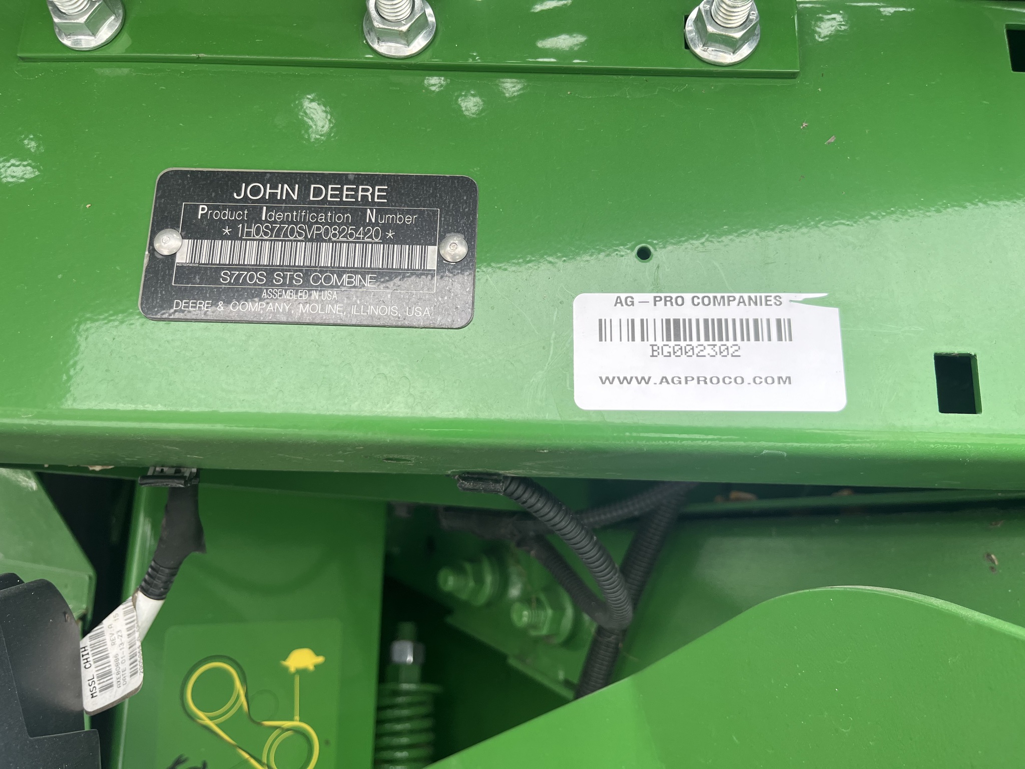 2023 John Deere S770 Image 2