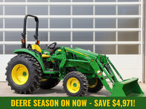  John Deere 4044M Tractor + Loader + PowrReverser
