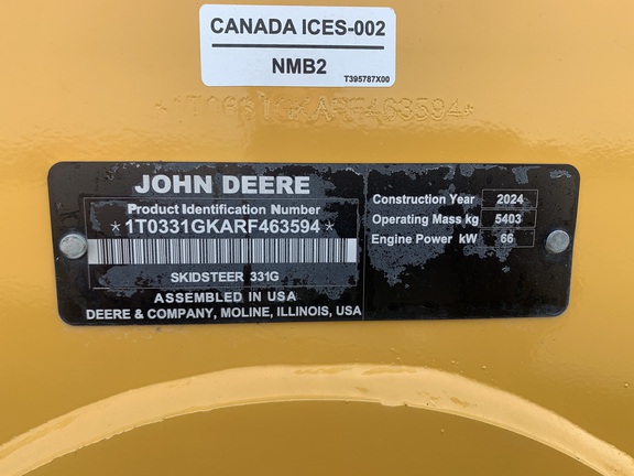 2024 John Deere 331G