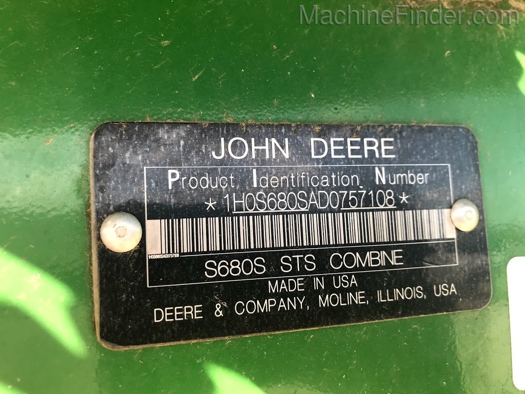 2013 John Deere S680 Image 14